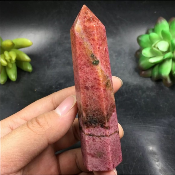 ✨Charged✨ pink tourmaline gemstone tower 118 grams - Picture 2 of 5